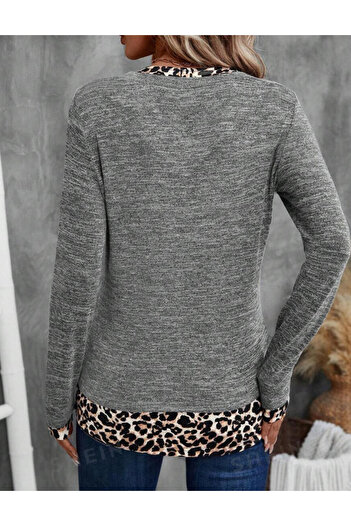 SHEIN Emery Rose blouse, grey