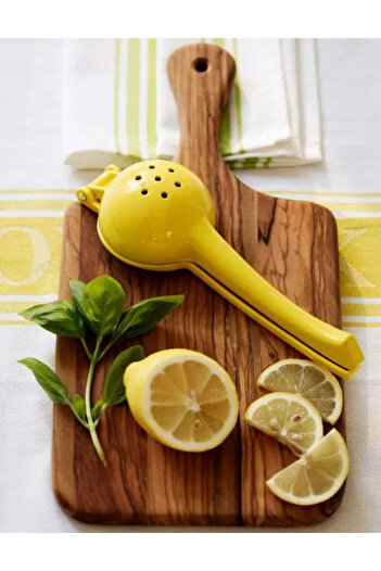 Raakmadezanmir 1 Adet Limon Sıkacağı - Portakal Limon Narenciye Sıkacağı Döküm 23 Cm