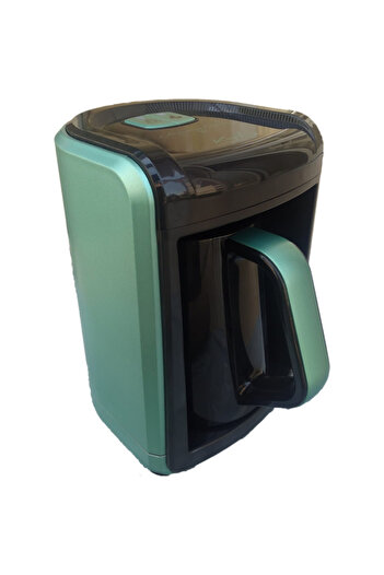 KUMTEL Turkish coffee maker ECM-E-220, 600W, 0.8 l, Up to 4 cups, Anti-overflow sensor, Green