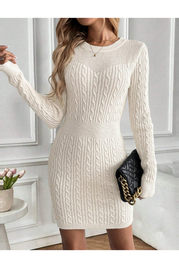 SHEIN mini dress, cream