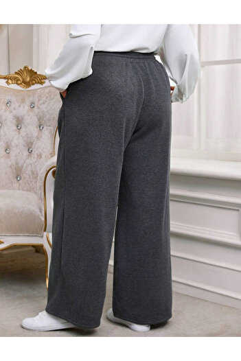 SHEIN Curve+ Emery Rose Pants, Gray