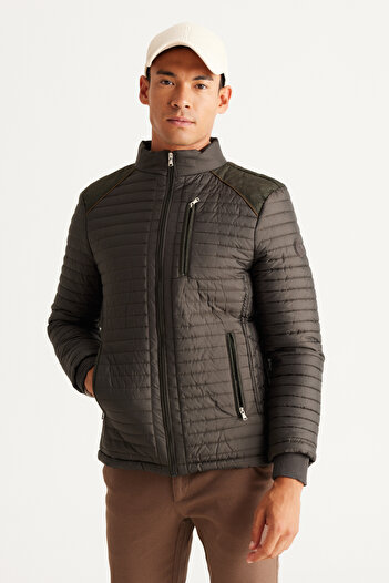 AC&Co / Altınyıldız Classics Khaki Stand Collar Coat