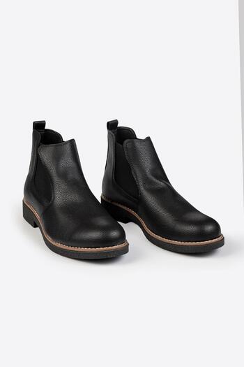LETOON Men's Rubber Detailed Chelsea Boots