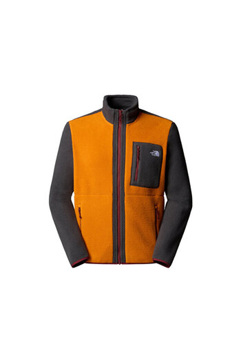 THE NORTH FACE M Yumiori Full Zip Men's Outdoor Fleece Jacket Nf0A883Reod1 Orange