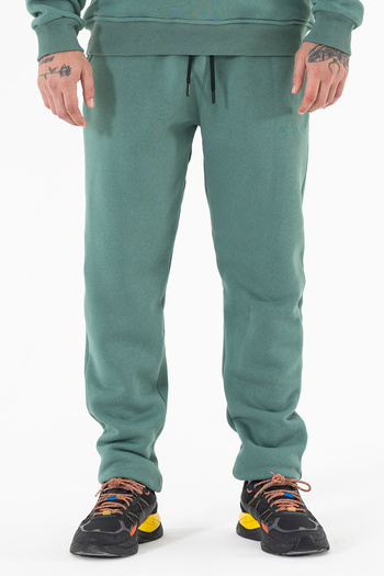 Souris Men's Mint Sweatpants Comfortable Fit 3 Thread Ribbed