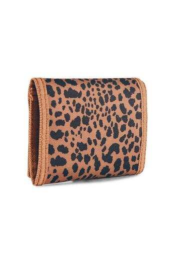 Puma 054758 Phase Aop Leopard Pattern Wallet Brown