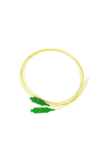 Mini pro SC/APC Fiber Cable Pigtail 0.9mm Single Model-1Meter | Low Loss 0.01dB for Patch Panel