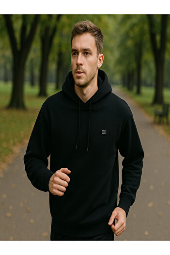 Duss 3-Ply Low-Sleeve Hooded Sweatshirt