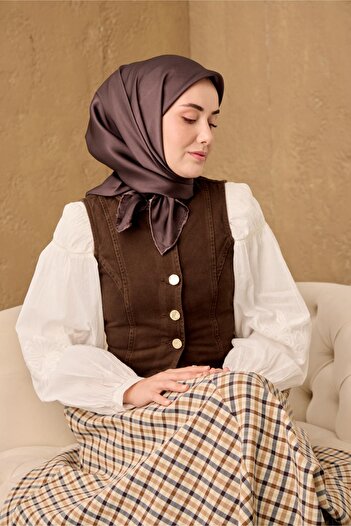 Silk Home Sura Silk Scarf 11416-S06 Ashy Brown