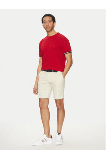Tommy Hilfiger Ανδρικό T-Shirt MW0MW38630 Κόκκινο