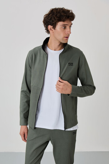 AIR JONES Carlos Khaki Standard Fit Men's Tracksuit Set - 85209