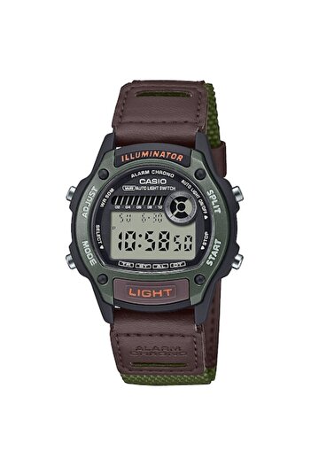 Casio Digital Chronograph Watch Casio, Black Resin Strap, for Boys
