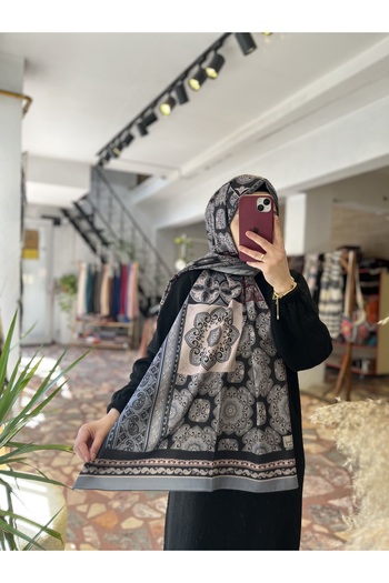 Neva Vual Silk Shawl Women's Ethnic Pattern Vual Shawl