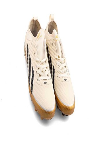 iskarpino Men's Football Boots with Cream Gold Laces and Socks