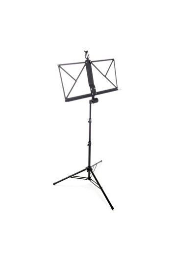 Thomann Aluminium Black Music Stand - Adjustable & Foldable