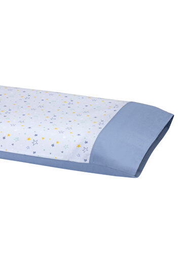 Clevamama ClevaFoam Toddler Pillow Case - Blue, 2-3 Years