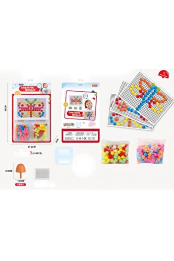 Toy Toy Toy Mozaic pentru copii – jucarie creativa si logica, 300 de piese