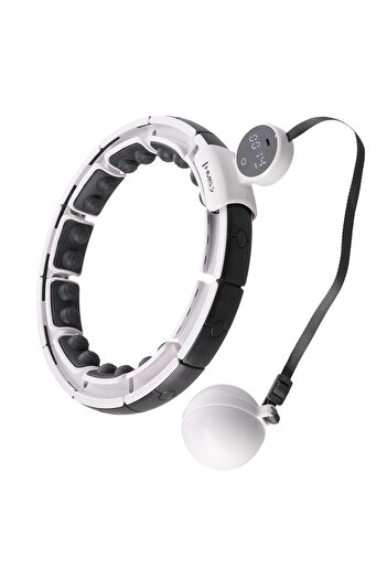 Other HHM16 HULA HOOP WHITE MAGNETIC WITH WEIGHT + COUNTER HMS