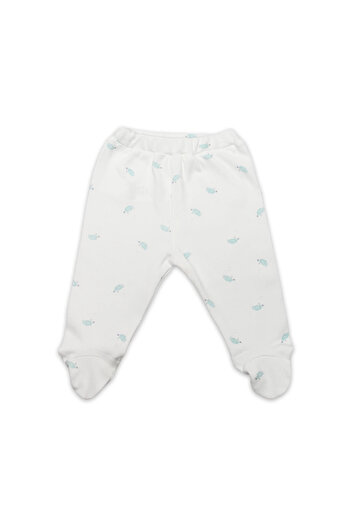Bistyle Lower Part with Booties Hello World 16109 Mint