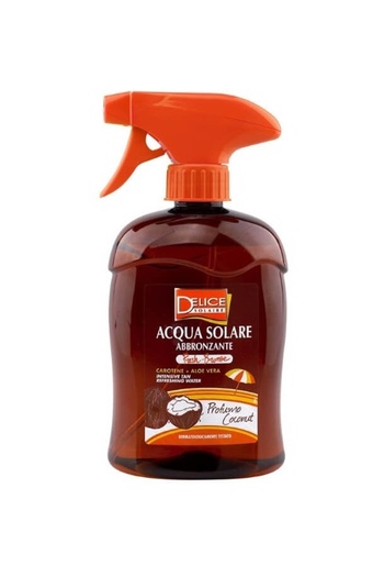 delice solaire Fresh Bronze Delice Italia tanning water with carotene and aloe vera 500ml