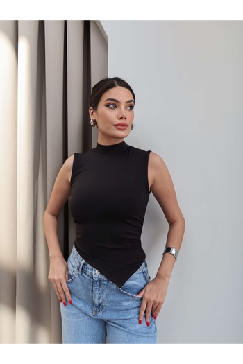 ESRAHELVACI Half Turtleneck Tank Top