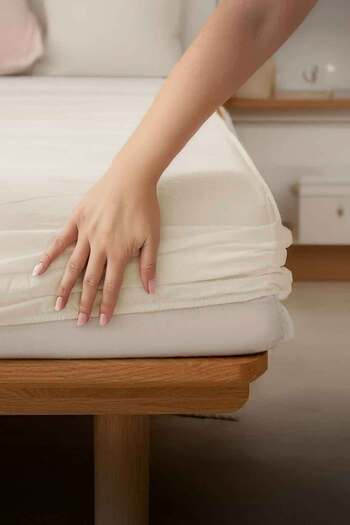 Decomia Home Vona 100% Cotton Elastic Double Single King Size Combed Cotton Bed Sheet