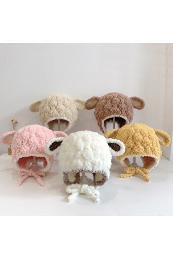 Superbaby Baby hat with ears - Happy