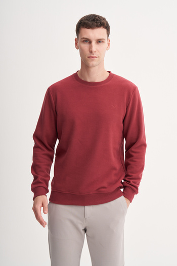 Cazador Slim Fit Cotton Blend Thessaloniki Knitted Sweatshirt-56400