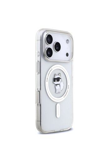 Karl Lagerfeld iPhone 17 Pro Case IML MagSafe, Transparent