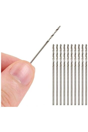 UKEN 1mm HSS 4341 Twist Drill Bits – 6PCS High-Speed Steel Mini Drill Set for Metal, Wood & Plastic