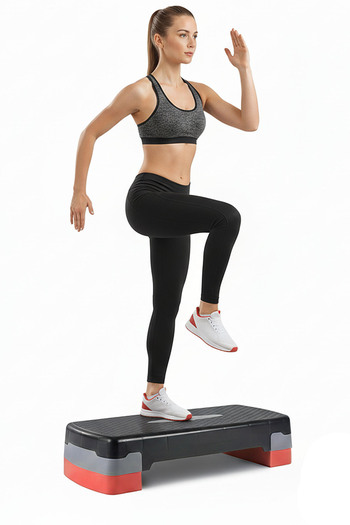 Delta Step Board 2 Levels – Aerobic Step Board, Cardio Exercise, Home Sports Fitness Equipment
