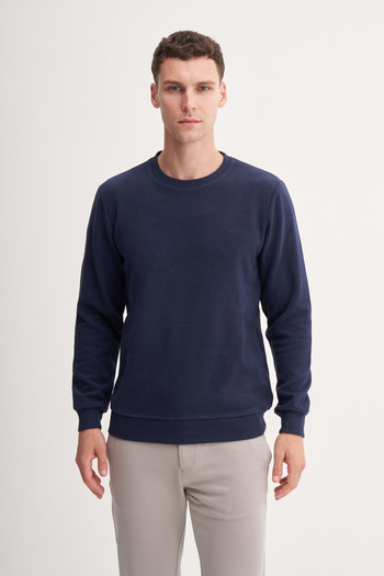 Cazador Slim Fit Cotton Blend Thessaloniki Knitted Sweatshirt-56400
