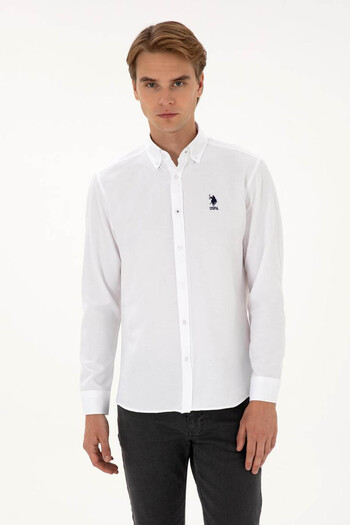 U.S. Polo Assn. Goxreg025K White Men's Shirt 2225434