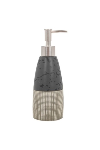 ANTBRO Bathroom Set Antbro® made of ceramic, gray and beige, with mosaic pattern