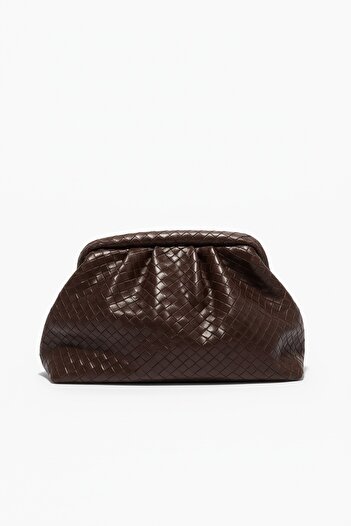 BAHELS Women's Kyle Bitter Brown Clutch Portfolio and Shoulder Bag