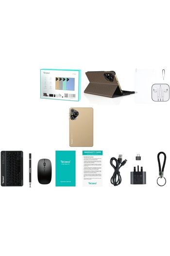 TELZEAL P100 10.1 Inch Android 13 Tablet with 5G WiFi and Dual SIM