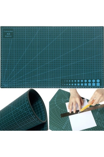 Bigstren A3 cutting mat, multifunctional cutting board, cutting mat, 2 graduated sides