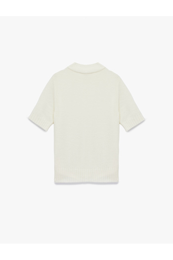 Koton Regular Fit Short Sleeve Stand Collar Knitwear Sweater