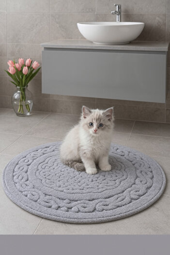 HOMEMOME Bath Mat 50X60 Gray Color