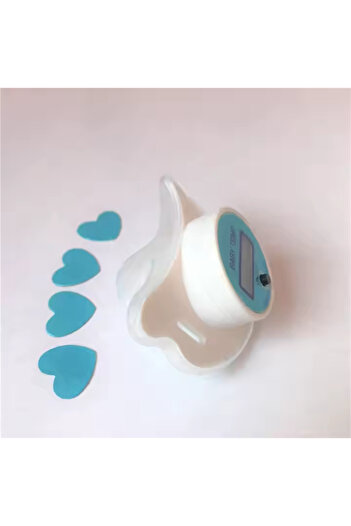 StartONTeam Electronic Pacifier Thermometer for Babies, Oral Temperature Measurement Fever Alarm Memory Function
