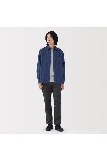 Muji Stretch Chino Slim Pants (L 76 cm)