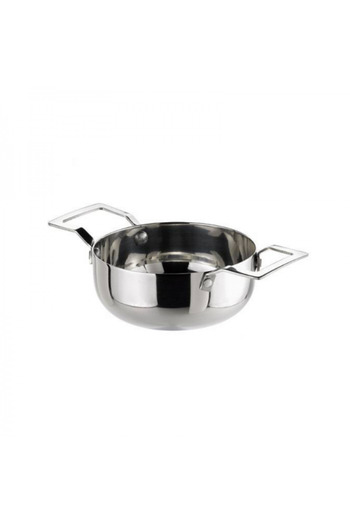LEONE Stainless steel serving dish, signature dish, 10x4.25 cm