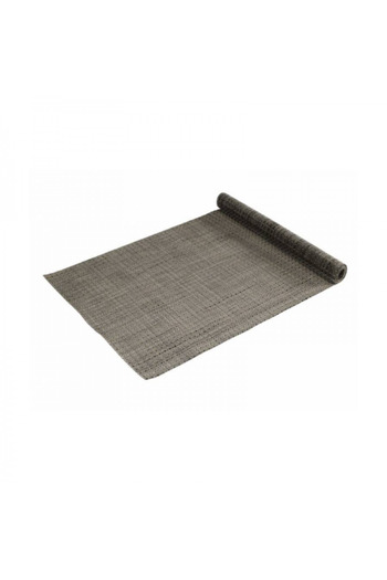 LEONE Gray table cloth, Savana Grigio, 120x40 cm