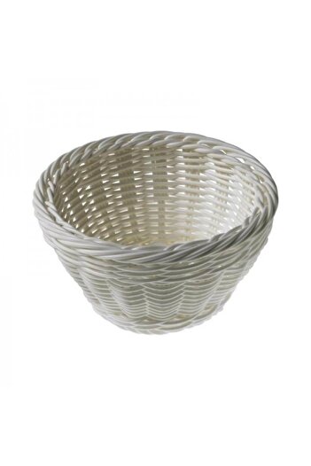 LEONE Polypropylene serving basket, Vanity, white