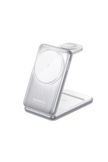 ArKode™ Wireless Charger 2nd Gen Magsafe, Charging protocol QI2, 3-in-1 Fast Charger 25W