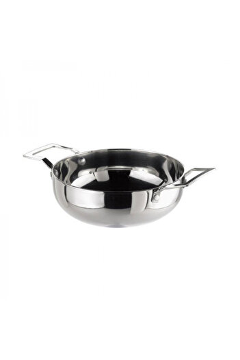 LEONE Stainless steel serving dish, signature dish, 14x4.25 cm