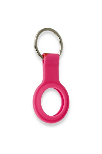 Buççin Airtag Compatible Protective Keychain Case Airtag Silicone Protective Case Silicone Multi-Color Apple Compatible