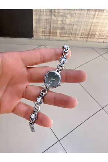 LOOQ Vintage Heart Figured Women's Wristwatch