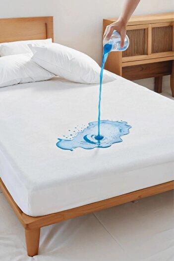 LADYNİL 100% Liquid Proof Mattress Protector Cotton Double Single 100X200, 160X200, 180X200