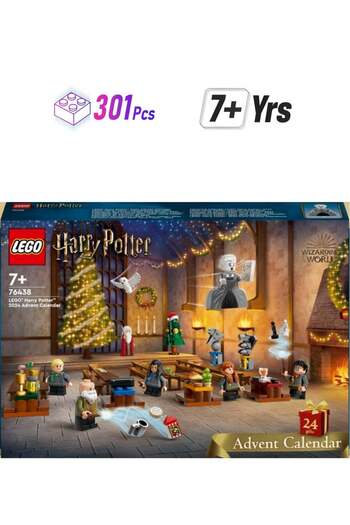LEGO Harry Potter Advent Calendar 2024, Hogwarts Fantasy Toy for Kids, Includes 7 Minifigures and 16